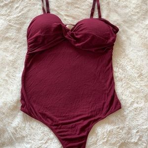 Maroon Bodysuit